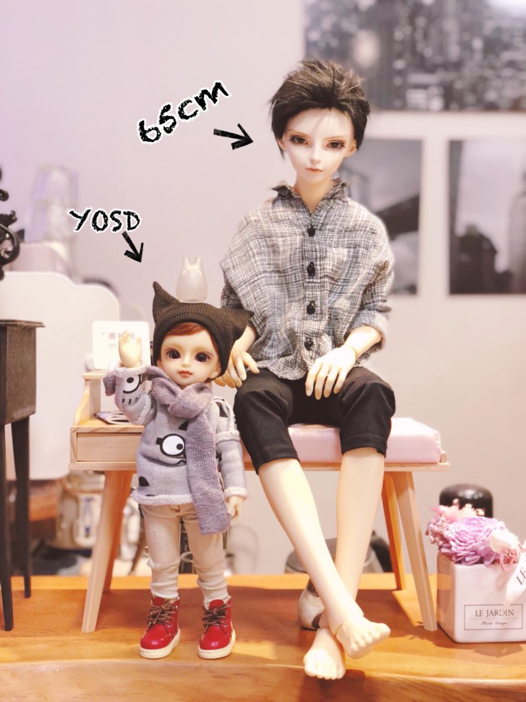 alllowerBJD傢俱書報椅17男示範