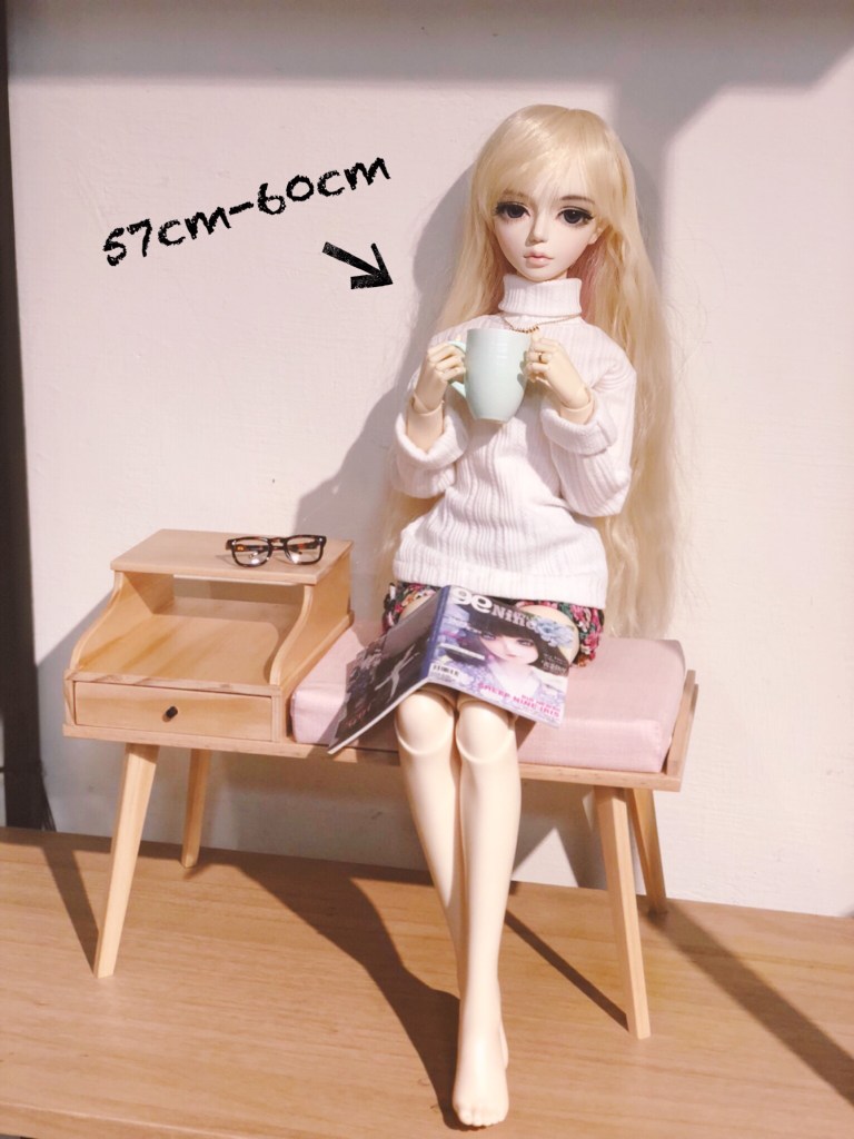 alllowerBJD傢俱大娃適用書報椅